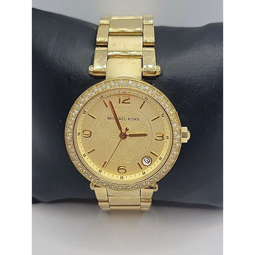MICHAEL KORS MK6139 Women's Gold Stainless Steel Analog Dial Quartz Watch AM123